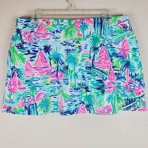 Lilly Pulitzer mini skirt sz Large